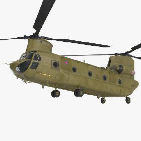 Heavy Helicopter CH-47 Chinook model